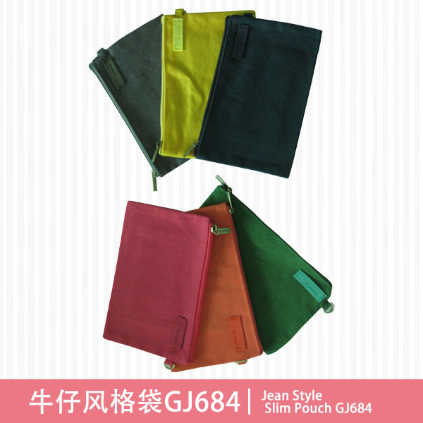 Jean style slim pouch