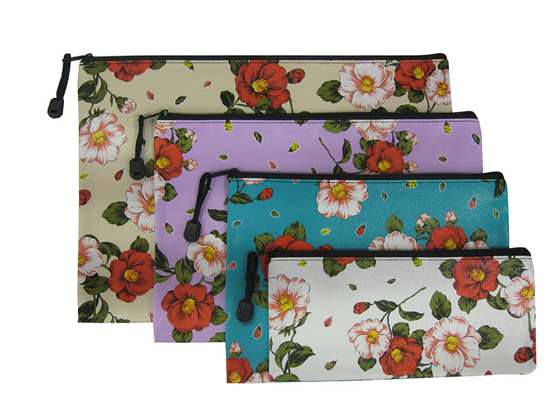  Crabapple Pattern Zipper Bag