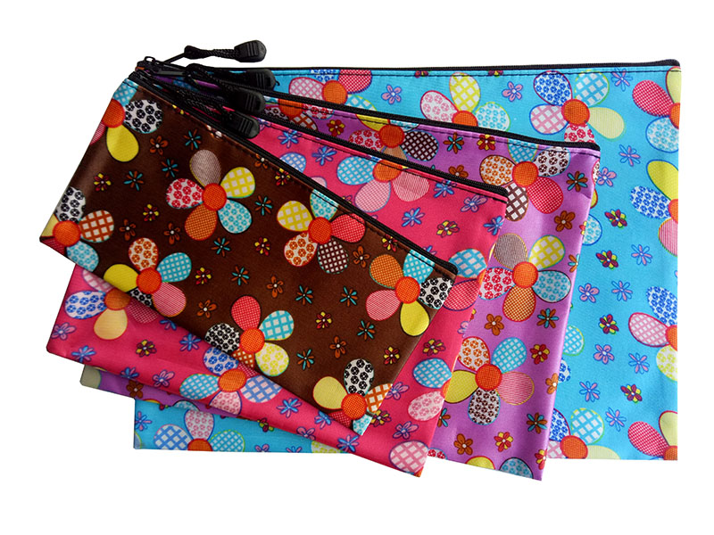 Color Ding Yin Five-Color Windmill Zipper Bag