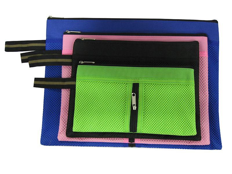 Double Zipper Mesh Bag