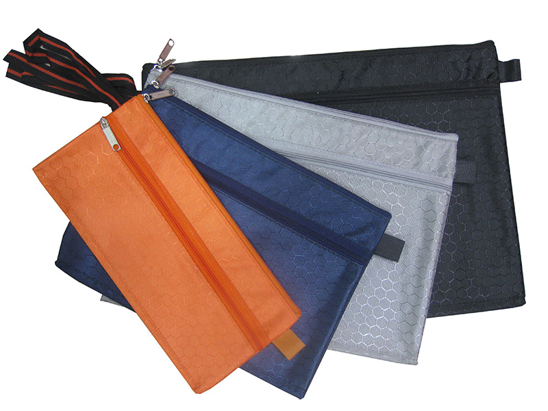 Double Zipper Football Design Mesh Bag