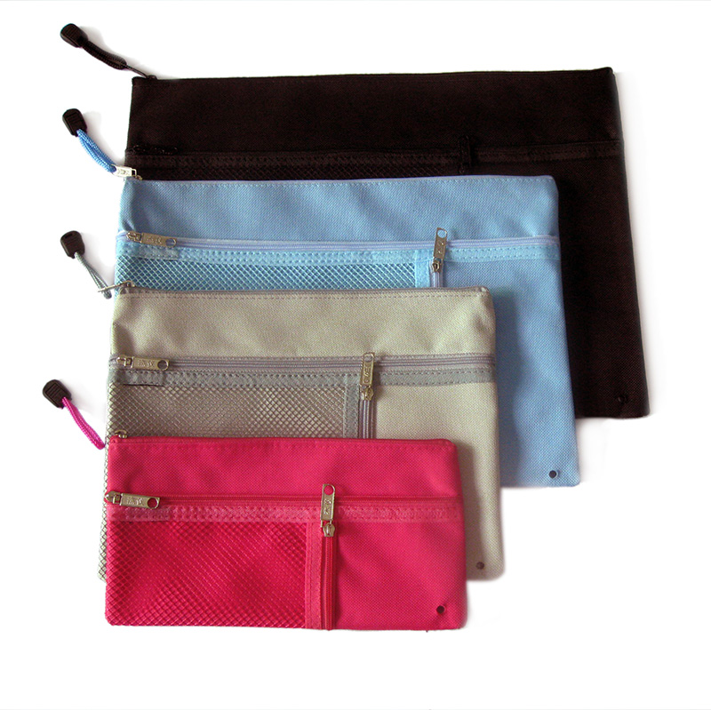 Three-zipper Jeans Bag
