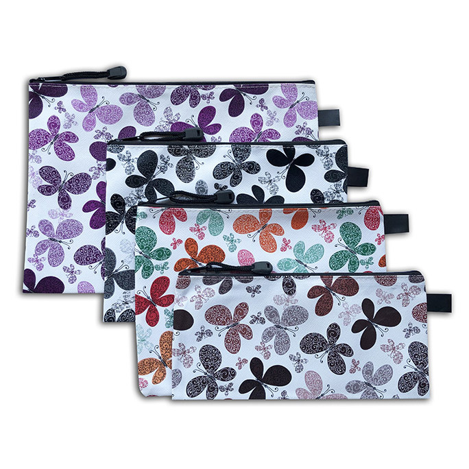 ɫƤColorful butterfly zipper bag