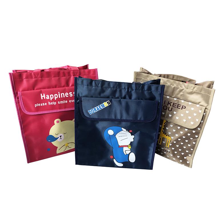 Double layer Cartoon Printing Handbag