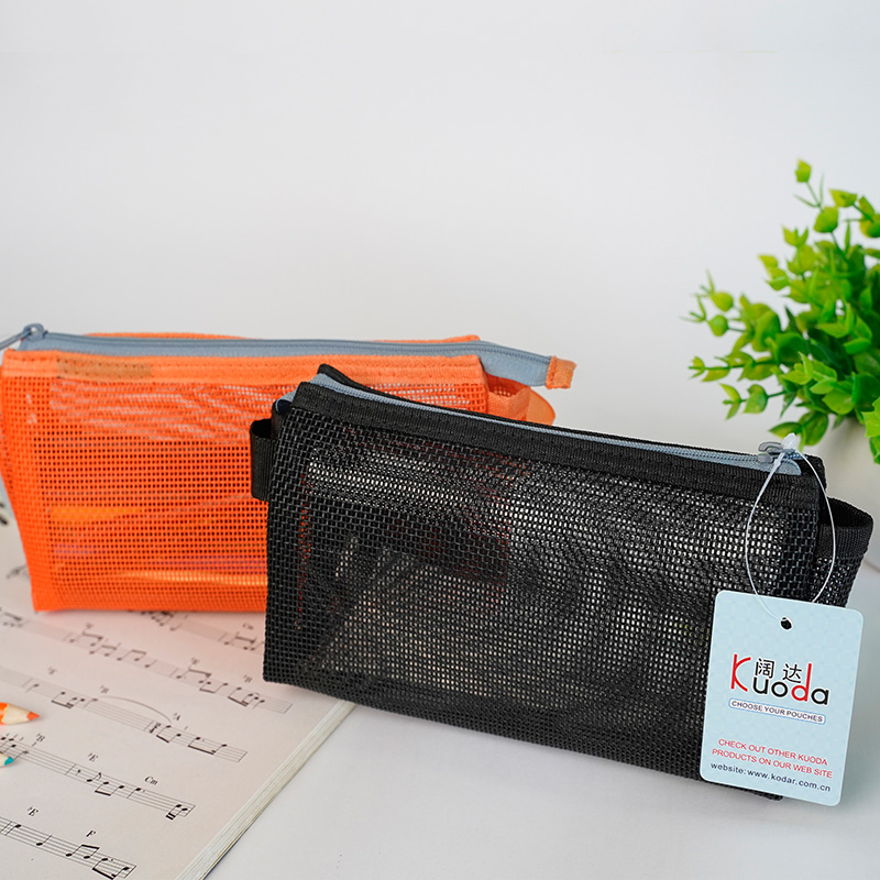 PVC Breathable  Mesh Pencil case