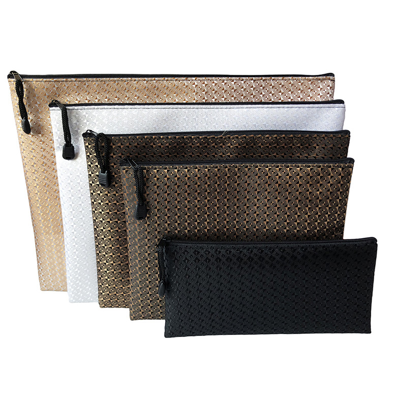 Glittery Rhombus Zipper Bag