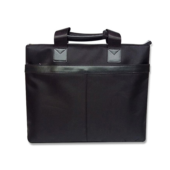 Silver tooth zipper briefcase