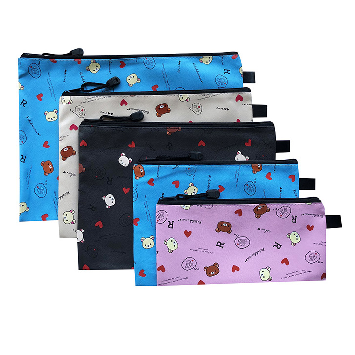 Bear pattern mesh bag