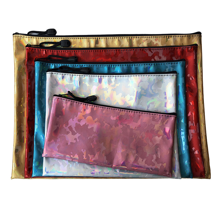 Laser Embossing Zipper Bag
