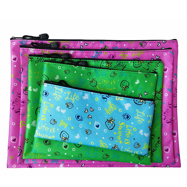 Strawberry Paradise Zipper Bag