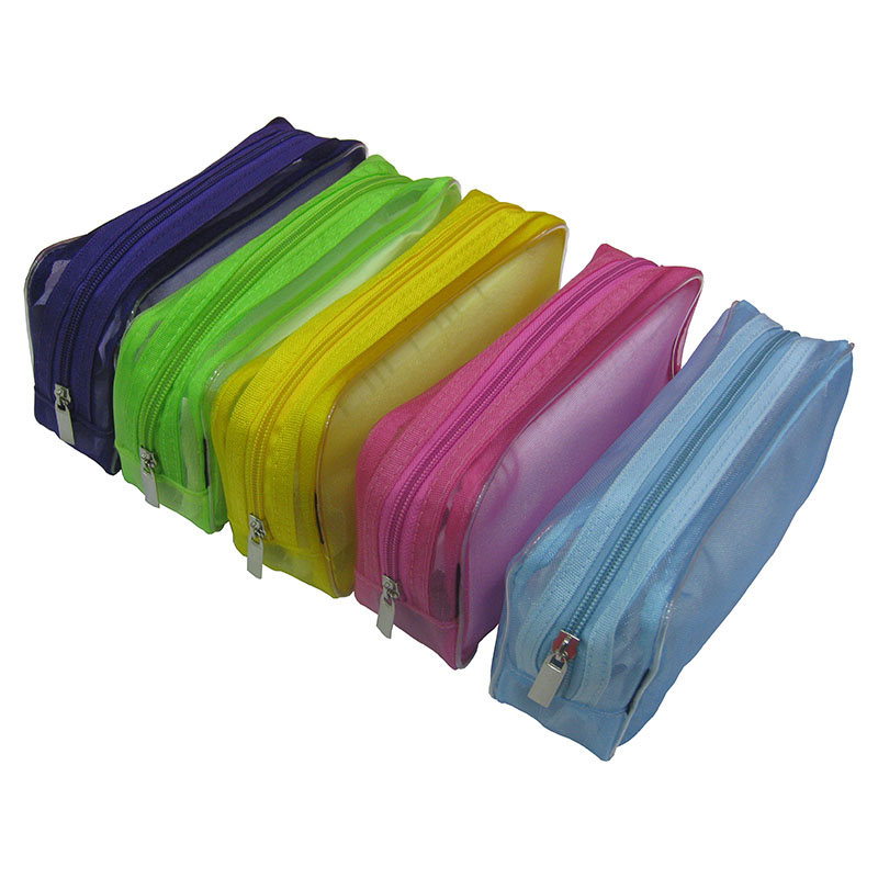 Plain color square pencil case