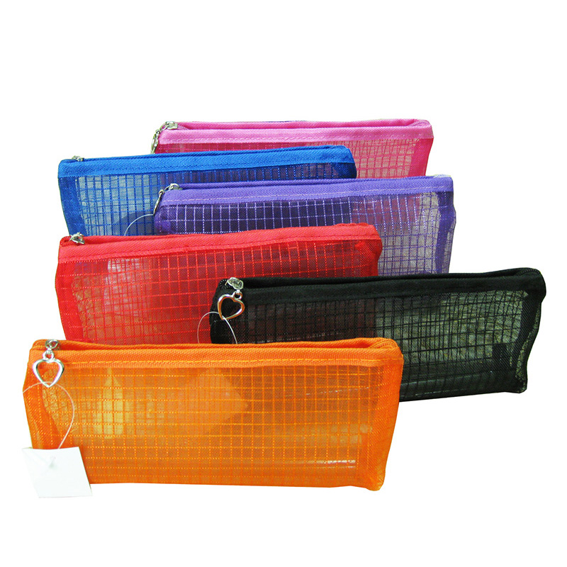 Pure color grid bag
