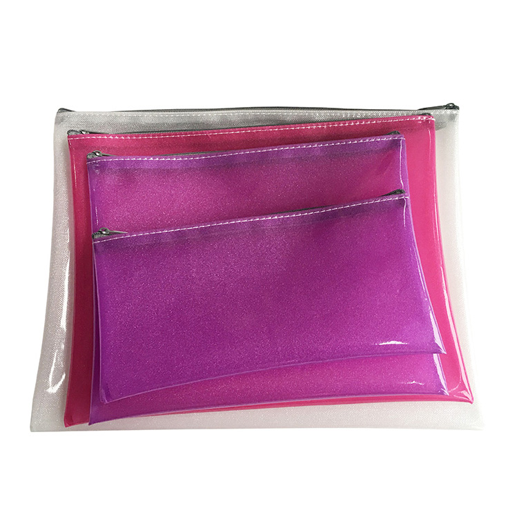 Glitter EVA zipper bag