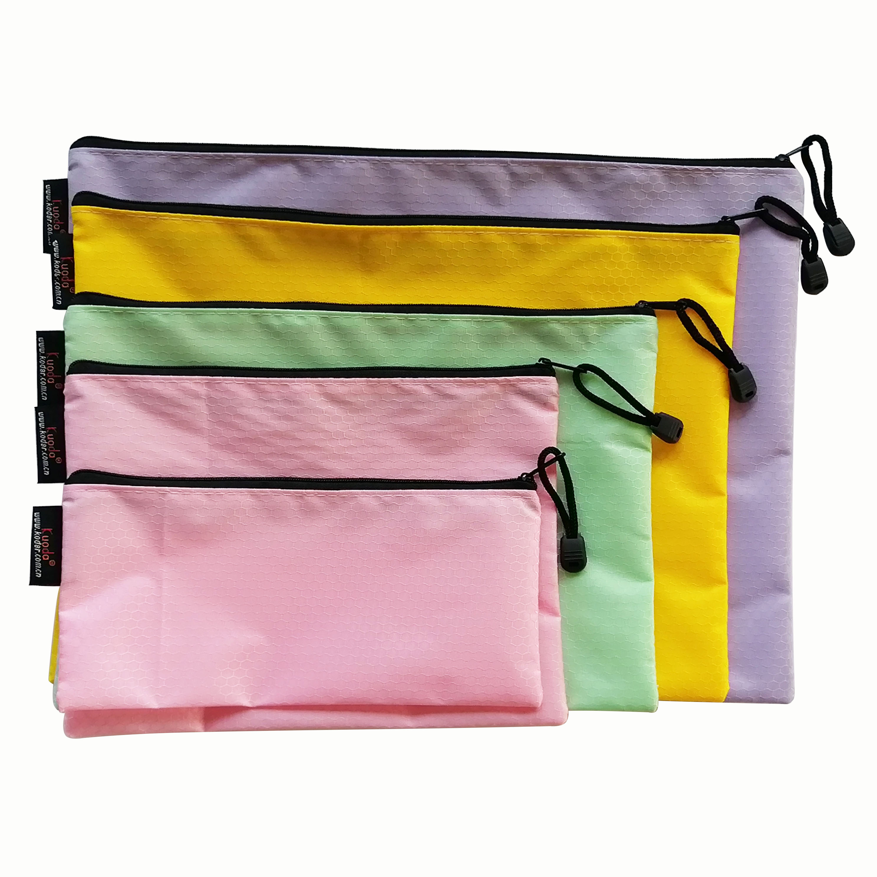 Zip bag with football print
