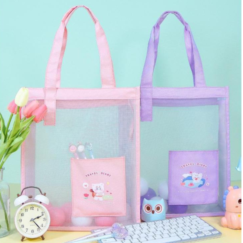Nylon Oxford Splicing Hanger Mesh Bag