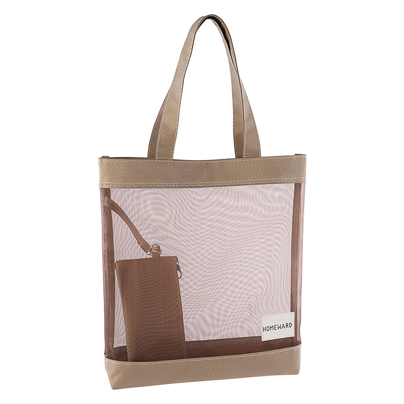 Magnetic Snap Casual Mesh Bag