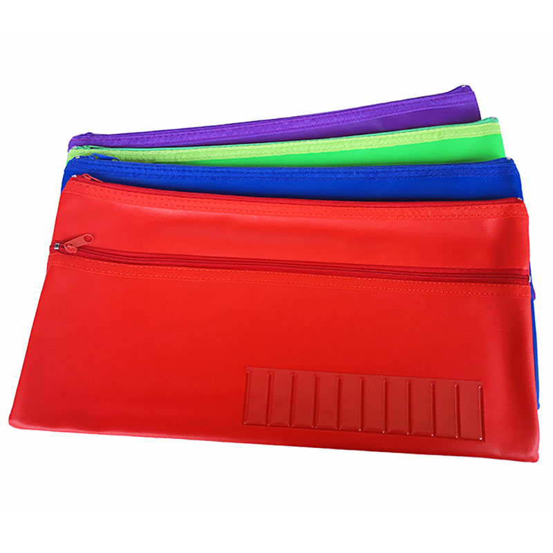 PU Double Zipper Bag
