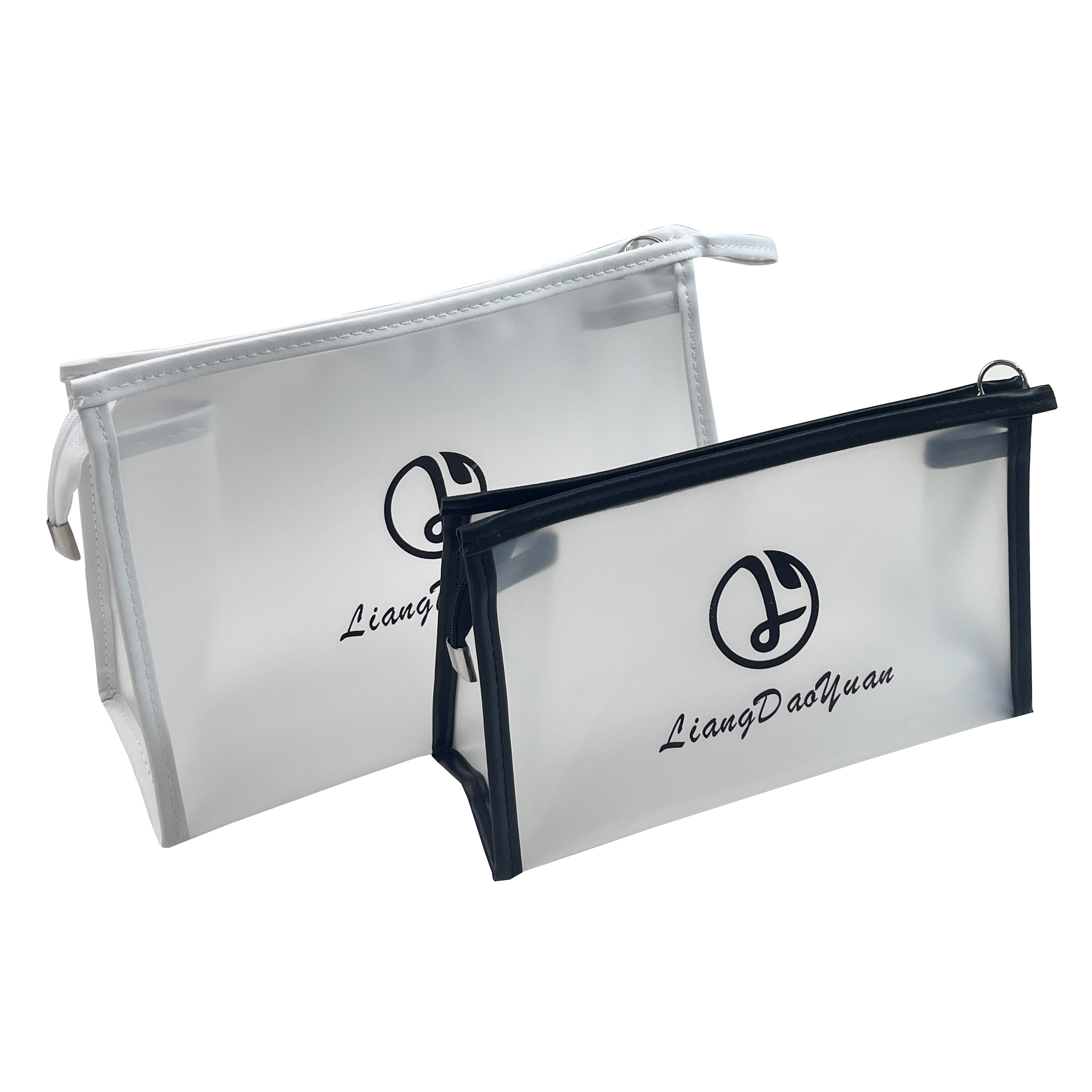 Transparent waterproof makeup bag