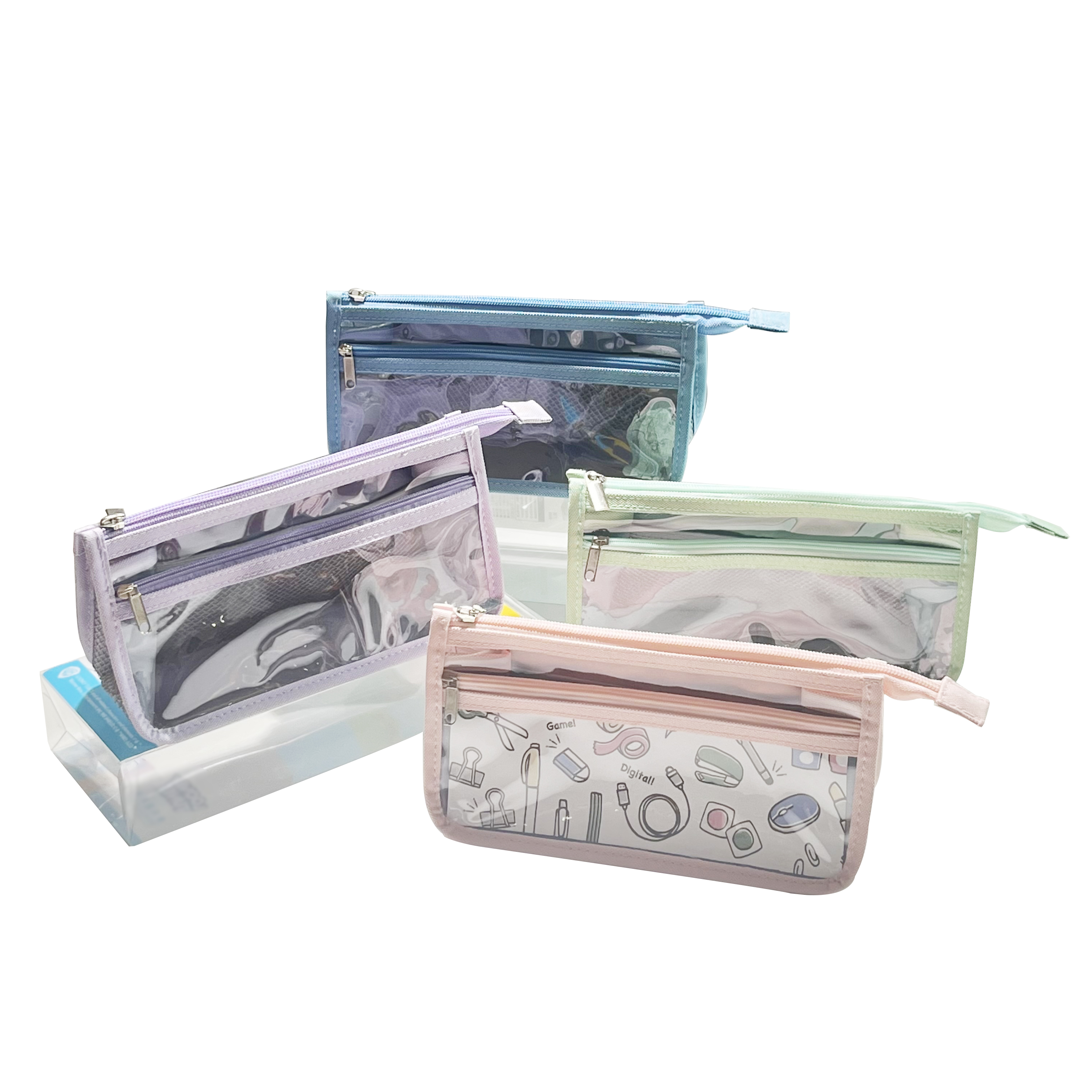 Multi layer high-capacity pencil case