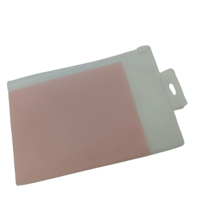 Pink Pocket EVA Zipper Bag