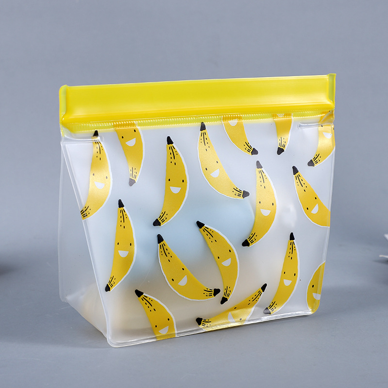 Banana Transparent Cosmetic Pen Bag