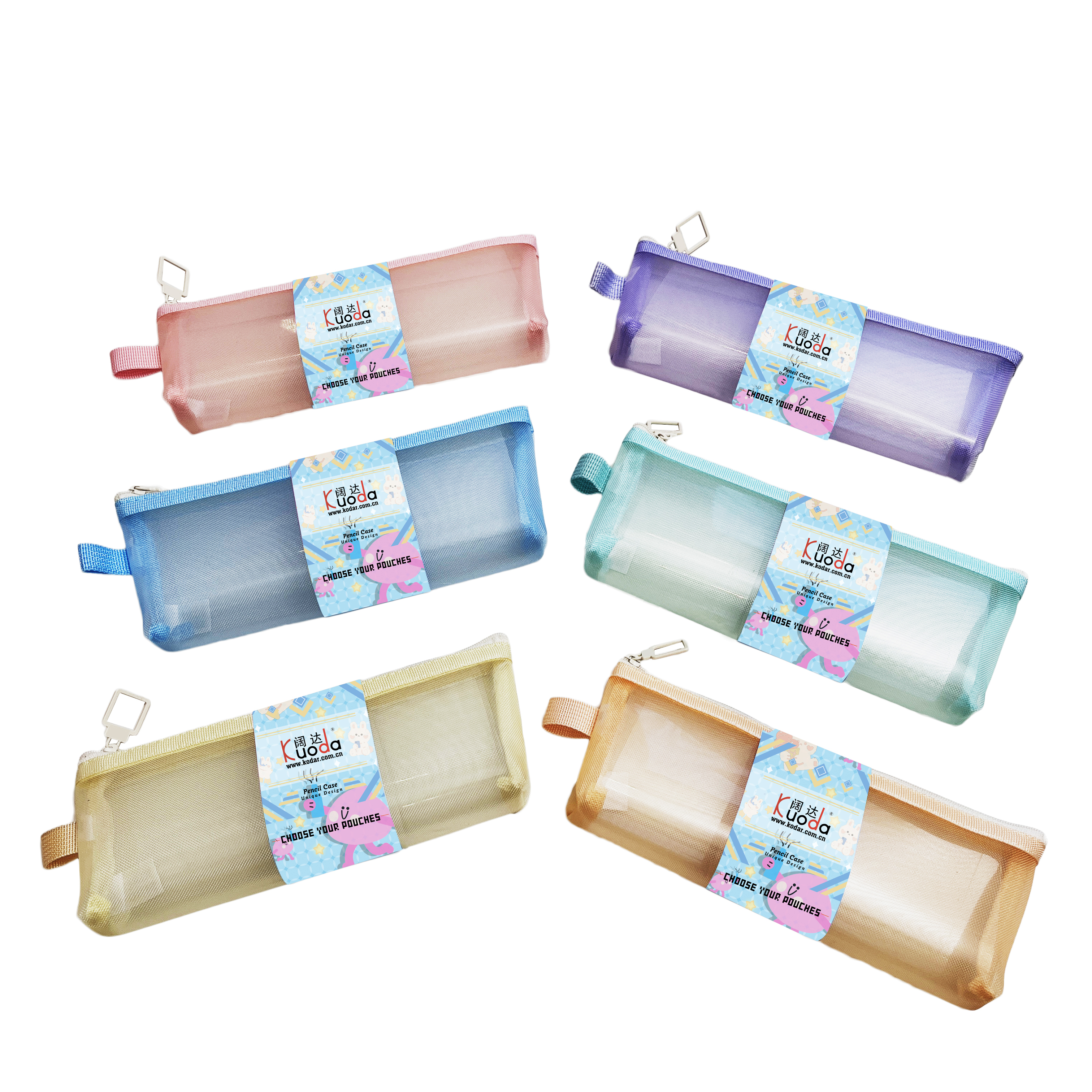 Inverted trapezoid triangle pencil bag