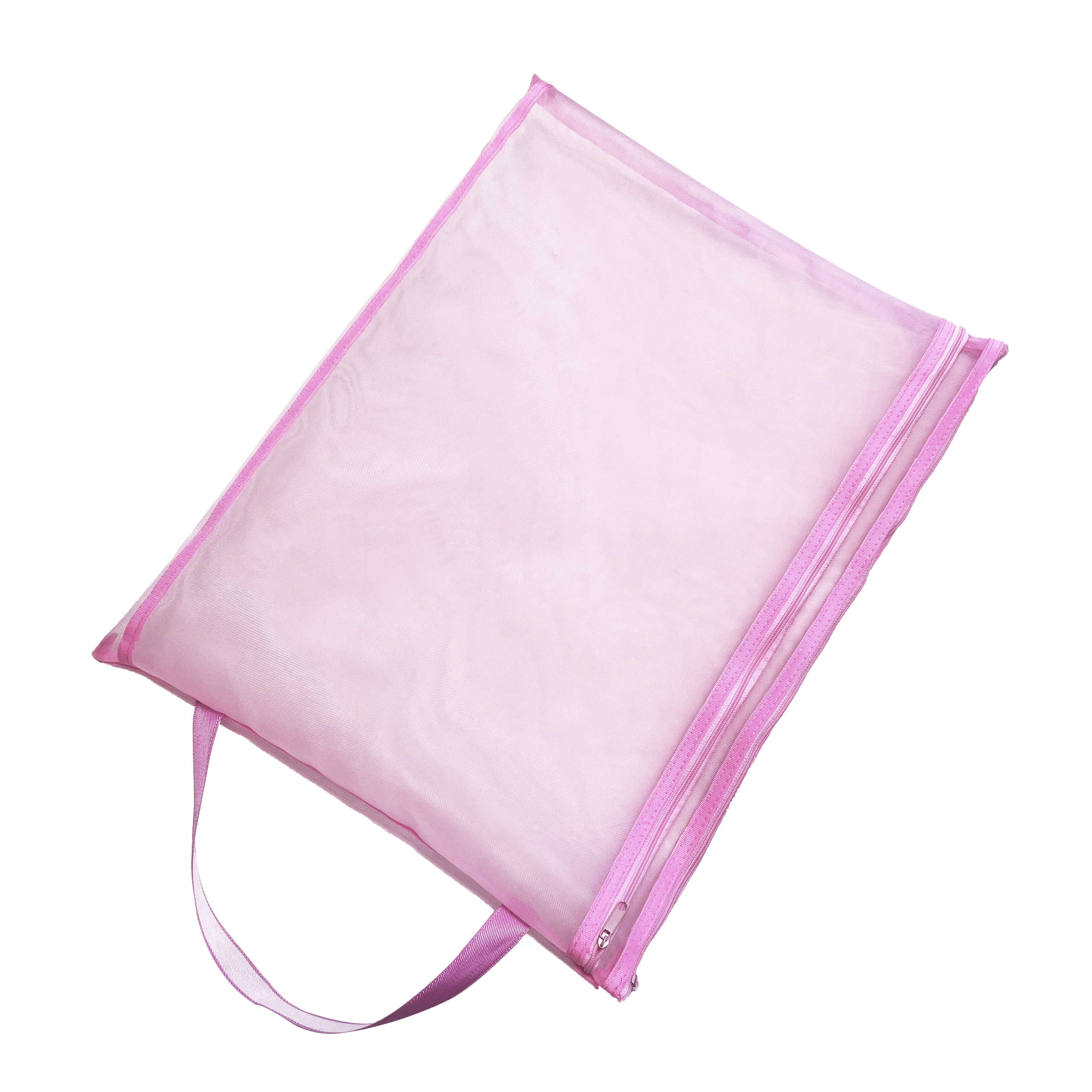 Double zipper nylon tote bag