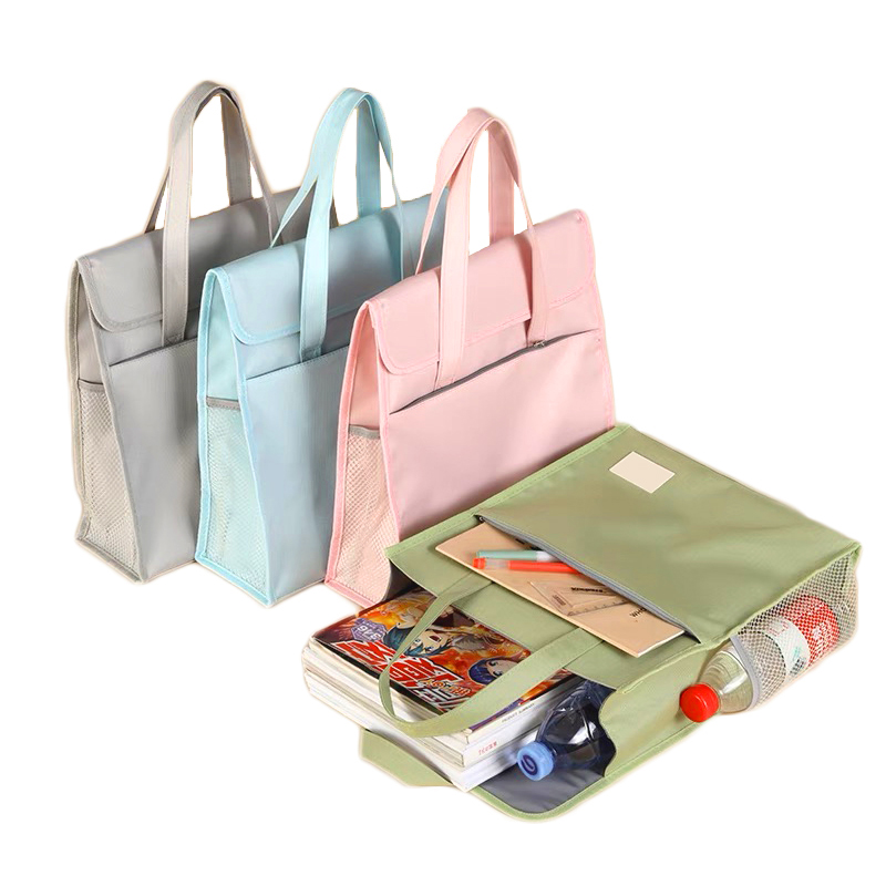 Oxford cloth portable three-dimensional study bag