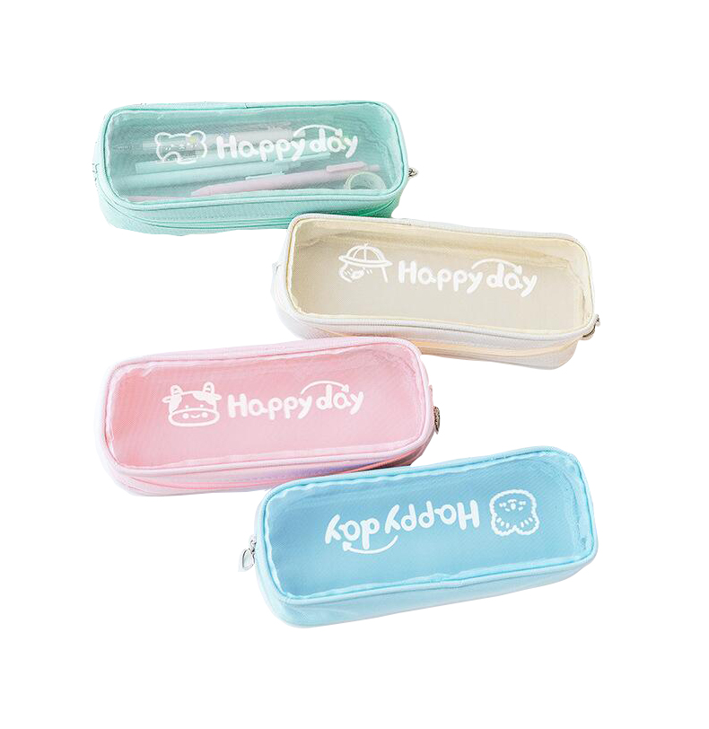 Nylon Patchwork Oxford Pen Case