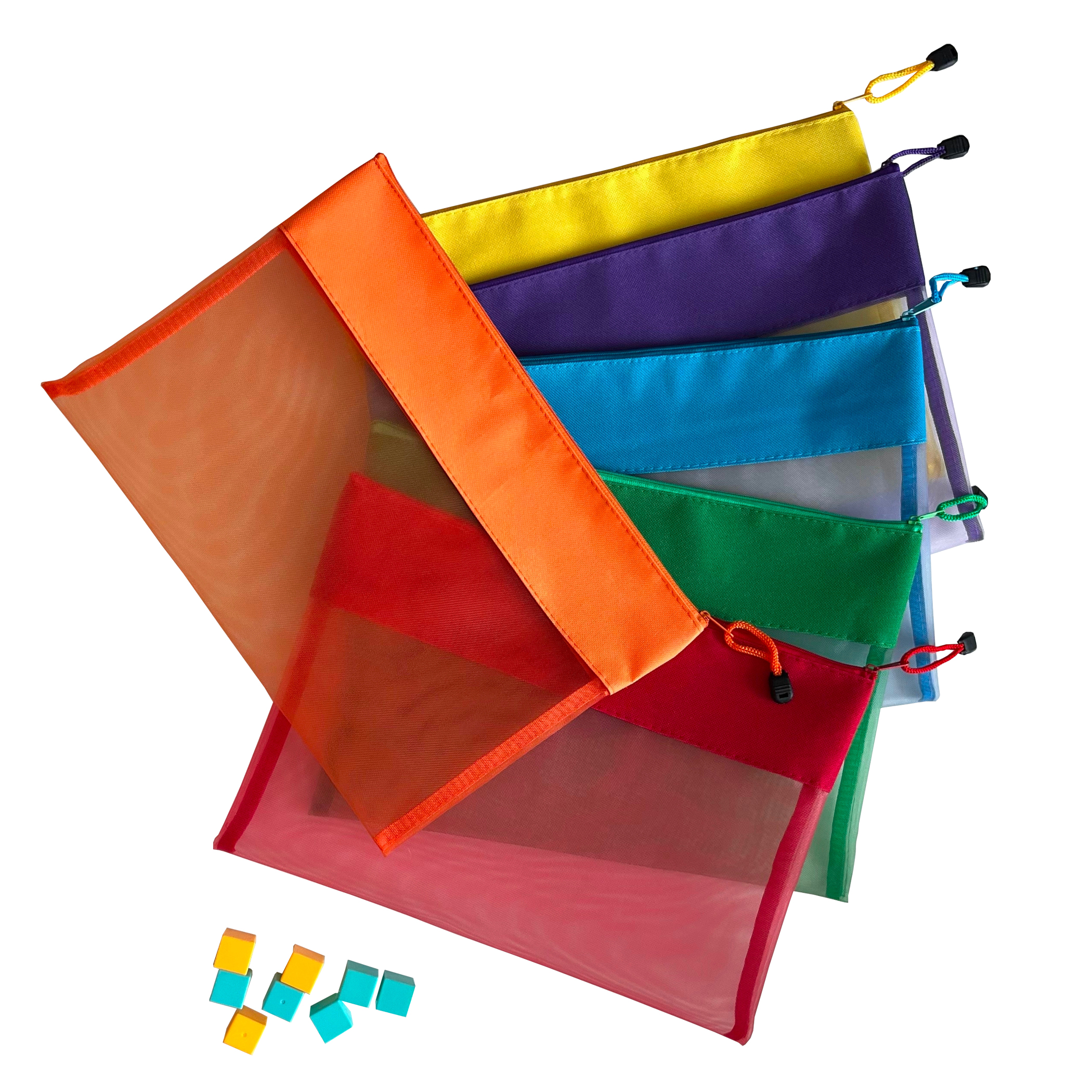 Oxford nylon stitching zipper bag