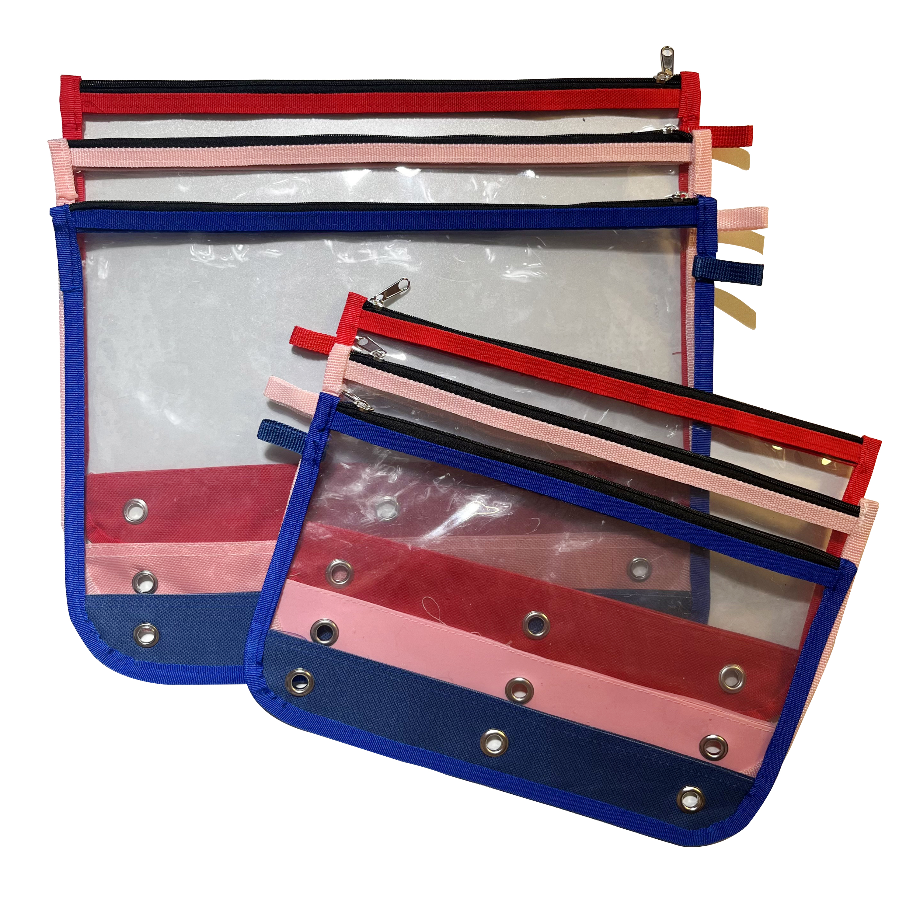 3-hole transparent file bag