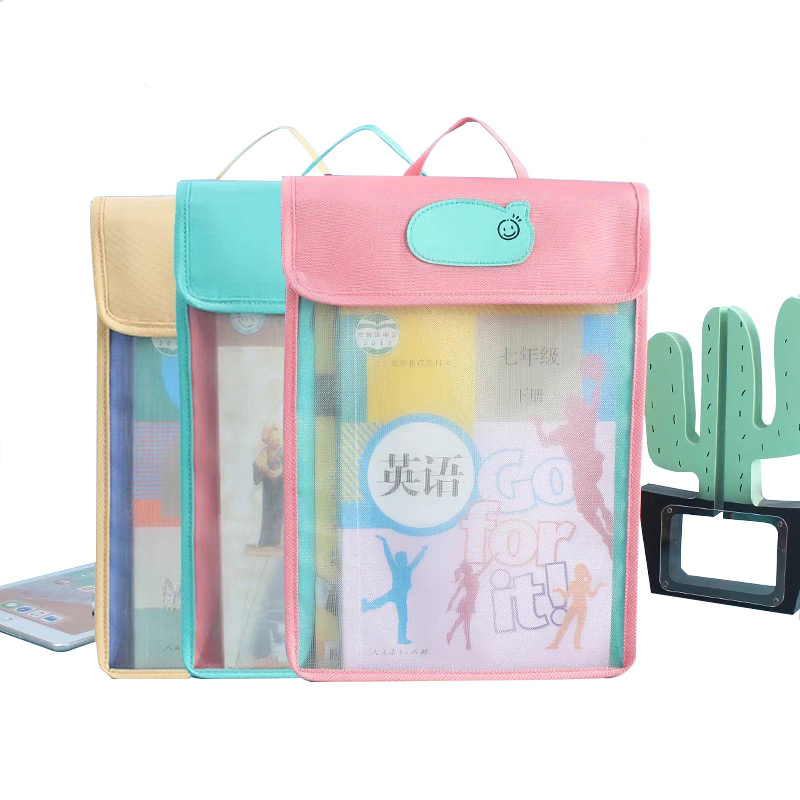 Colour-blocked tote bag