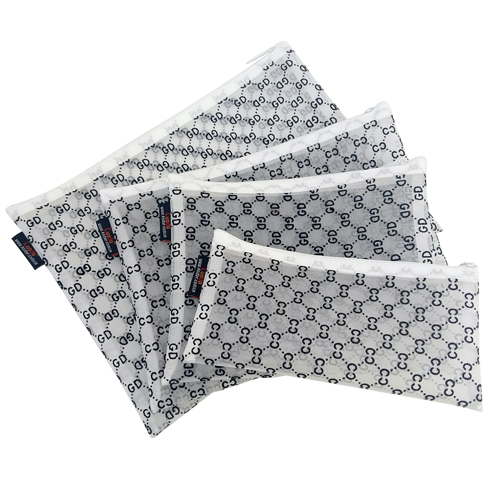 CC Flocking nylon mesh bag