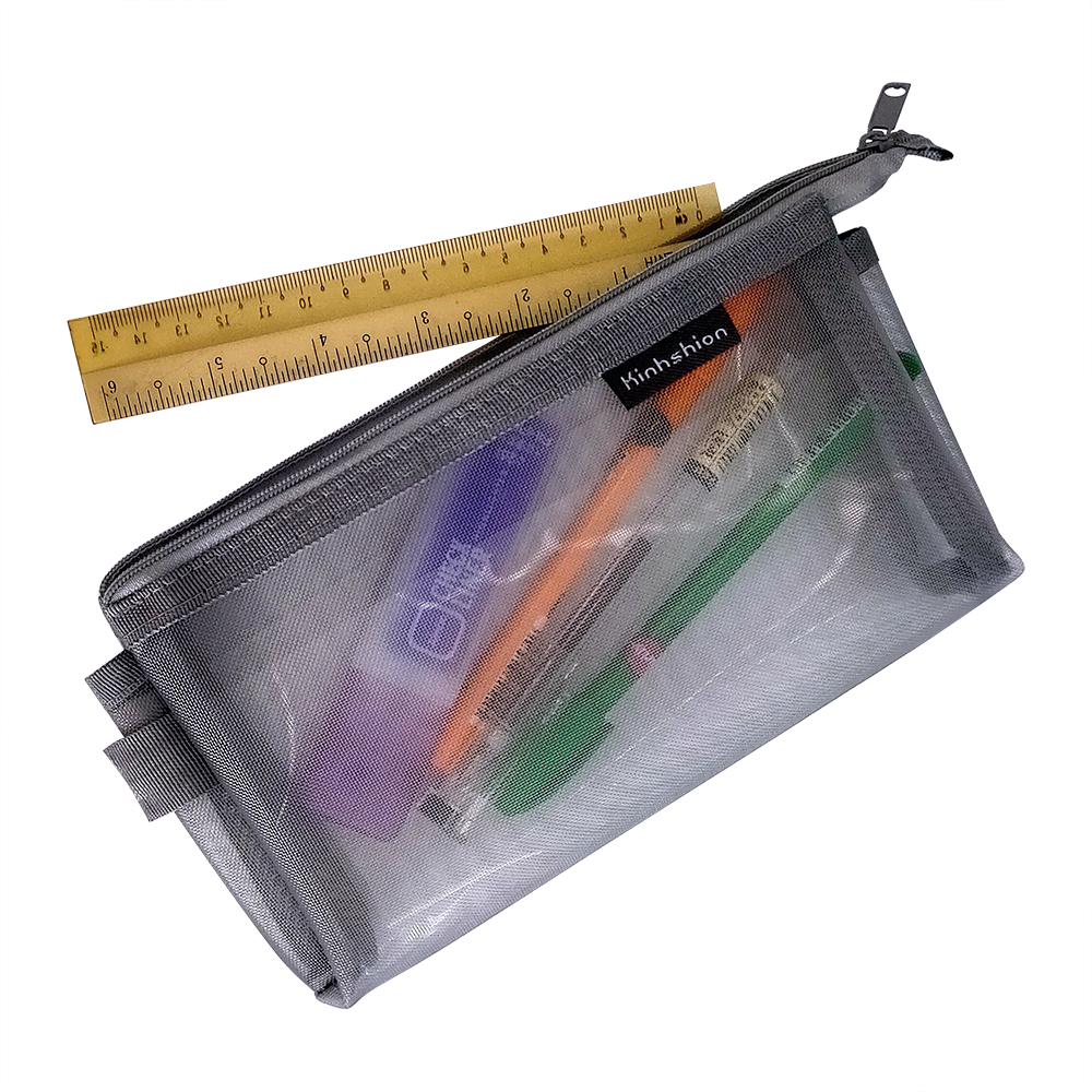 Nylon single zipper pencil case