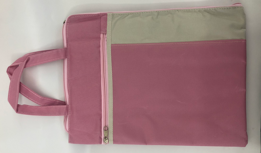 7-shape multifunctional portable double zipper bag